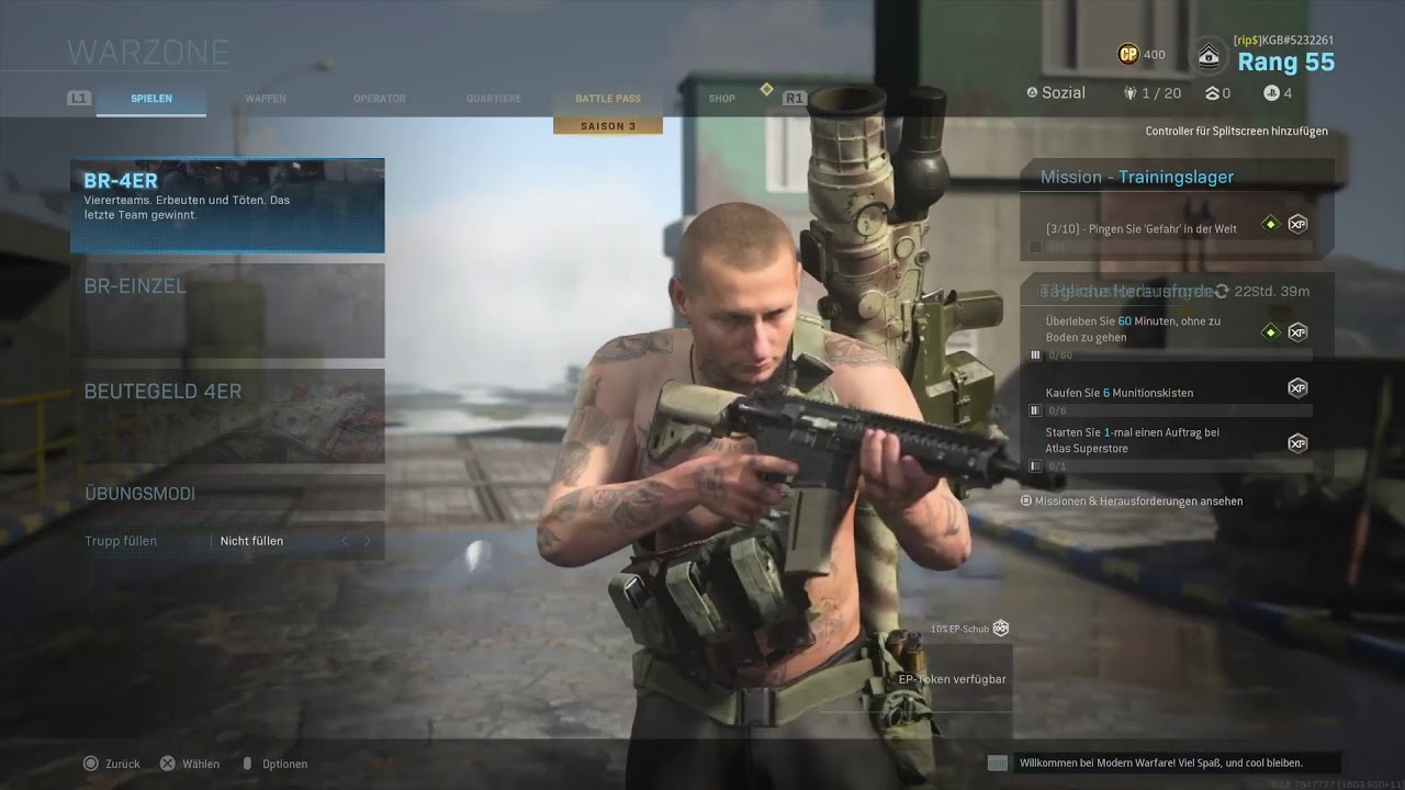 Call of Duty Battle Pass Saison 3 PS4LiveÜbertragung YouTube
