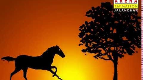 Horse Run Cycle Animation