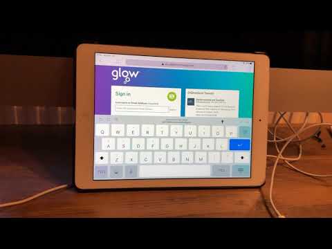 Log into GLOW   IPad