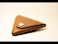Tutorial ITA subENG - realizzare un semplice portamonete in pelle - simple leather coin pouch