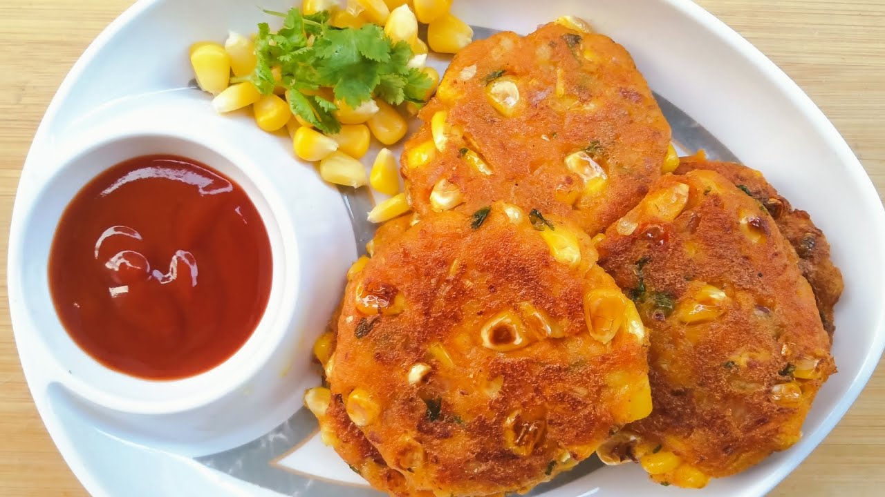 घर पर बनाएं Crispy Sweet Corn Tikki — Easy recipe, amazing taste aur perfect evening snack!