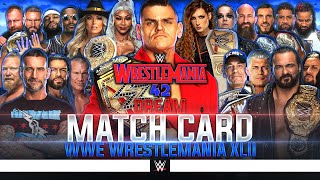 WWE WrestleMania 42  Dream Card [v3]