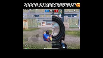 SCOPE COMBINE EFFECT BGMI/PUBGMOBILE #bgmiedit #bgmistatus #bgmiwhatsappstatus || bgmi scope effect