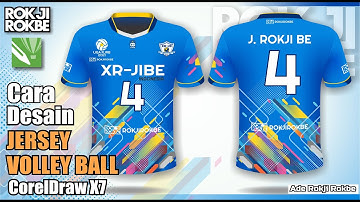 Cara Membuat Desain Kaos Tim Bola Voli Menggunakan CorelDraw