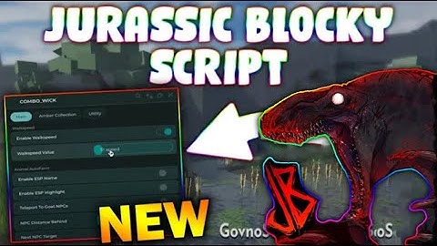 *NEW* Jurassic Blocky Script (PASTEBIN 2025) ( AUTO FARM COINS , ESP , SPEED )