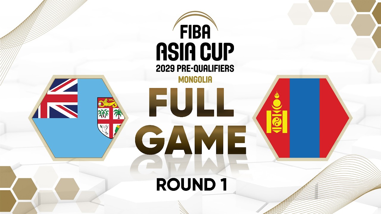 First Round | Fiji v Mongolia | Full Basketball Game | FIBA Asia Cup 2029 Pre-Qualifiers