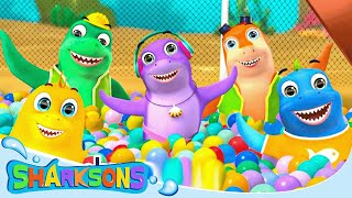 Ball Pit Fun | The Sharksons - Songs for Kids | Nursery Rhymes &amp; Kids Songs