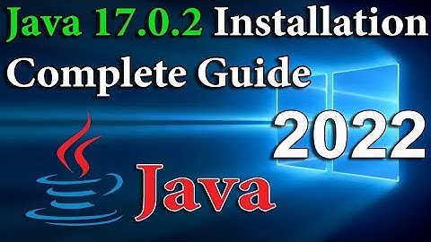 How to install Java 17.0.2 on Windows 10/11 | In Hindi | 2022 Update | Java_Home | JDK Installation