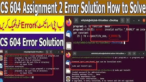 CS604 Assignment 2 Error Solve 2021 || CS 604 Assignment No 2 Code Error Ko Khud Thek Kary || vickyl