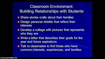 Classroom Management Part 2 - Environment