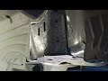 E46 M3 rear subframe reinforcement: front right 2-piece plate epoxy