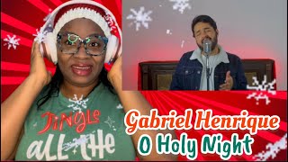 Gabriel Henrique - O Holy Night Mariah Carey Cover REACTION @GabrielHenriqueMusic