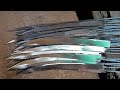 Indian sword factory  - making Indian sword - talwar