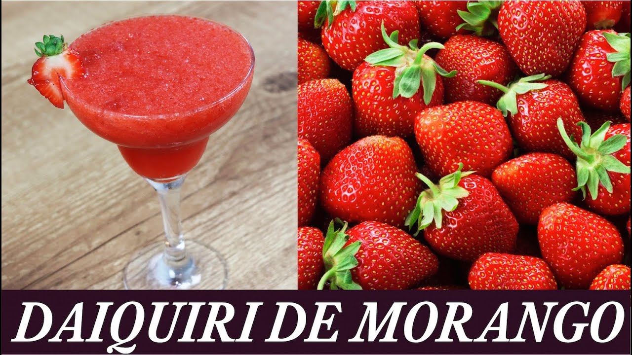Como fazer Daiquiri de Morango • Strawberry Daiquiri YouTube