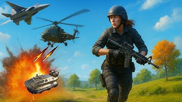 Solo vs Squad 🔥 M202 + Helicopter used to Destroy Enemies 💥 Pubg Mobile (24 Kills)