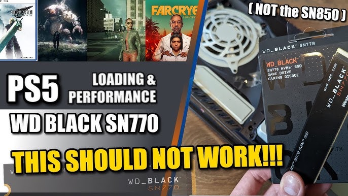 WD_Black 1TB SN850P NVMe SSD for PS5 consoles - WDBBYV0010BNC-WRWM 