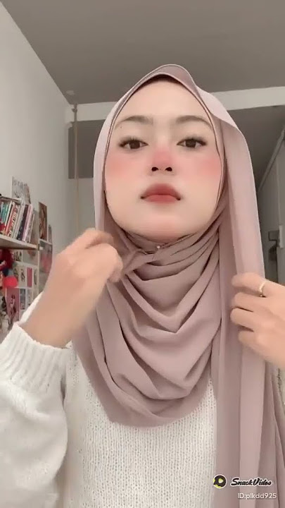 TUTORIAL PASHMINA TANPA CIPUT / DALEMAN #hijabtrend #hijaberscantik #hijabsimple #pashminasimple