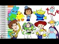 Disney S Toy Story 4 Coloring Book Compilation Buzz Lightyear Woody Jessie Forky Bo Peep And More 