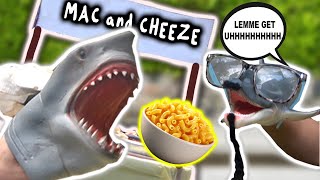 Shark Puppets Mac And Cheese Competition!