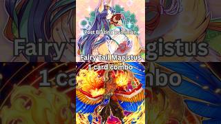 Fairy Tail Magistus 1 card combo post Blazing Dominion (BLZD) 2026 TCG Yugioh