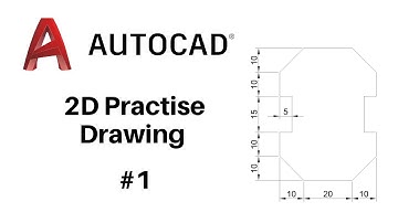 AutoCAD 2D Exercise Tutorial - #1 - Basics To Advance in Hindi