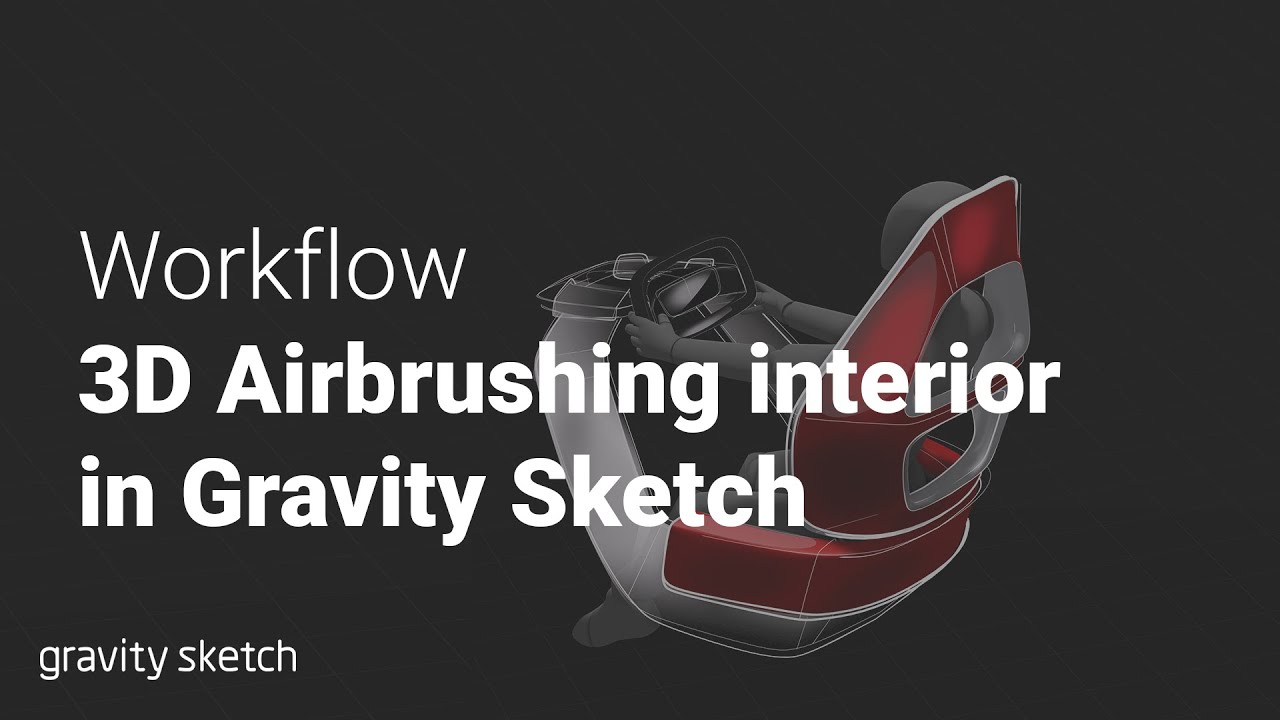 How to Sketch an Interior with the 3D Airbrush Technique in Gravity Sketch - Workflow