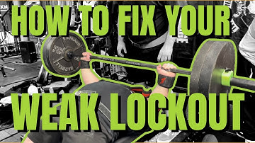 How To Fix Your Weak Lockout -- Tips For Building Triceps Strength