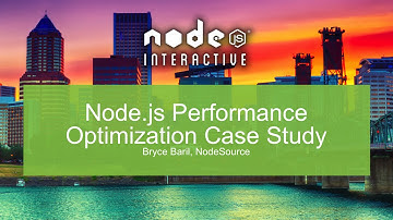 Node.js Performance Optimization Case Study