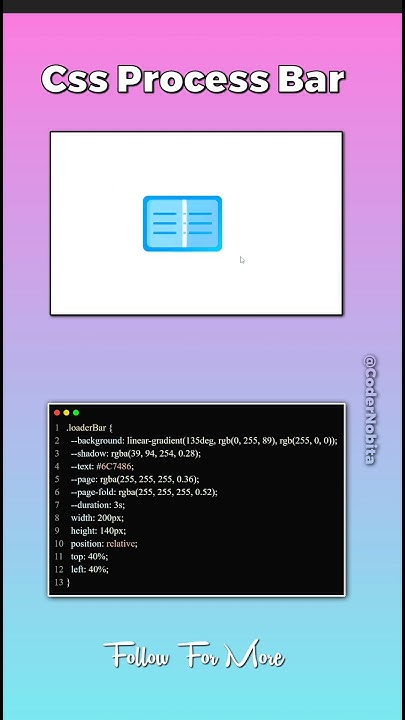 How To Create Loading Bar Html and CSS | Html And Css Process Bar # ...