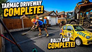 Two Projects FINISHED: The Tarmac Driveway & Sponsored Rally Car!