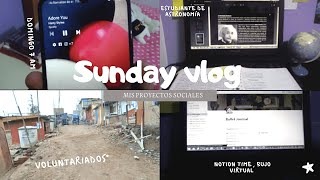 Un fin de semana productivo conmigo / voluntariados , Astronomía , Notion Time ,  y más .