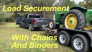 How To Secure Your Farm or Homestead Loads With Chains and Binders