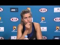 Eugenie Bouchard press conference (3R) - Australian Open 2015