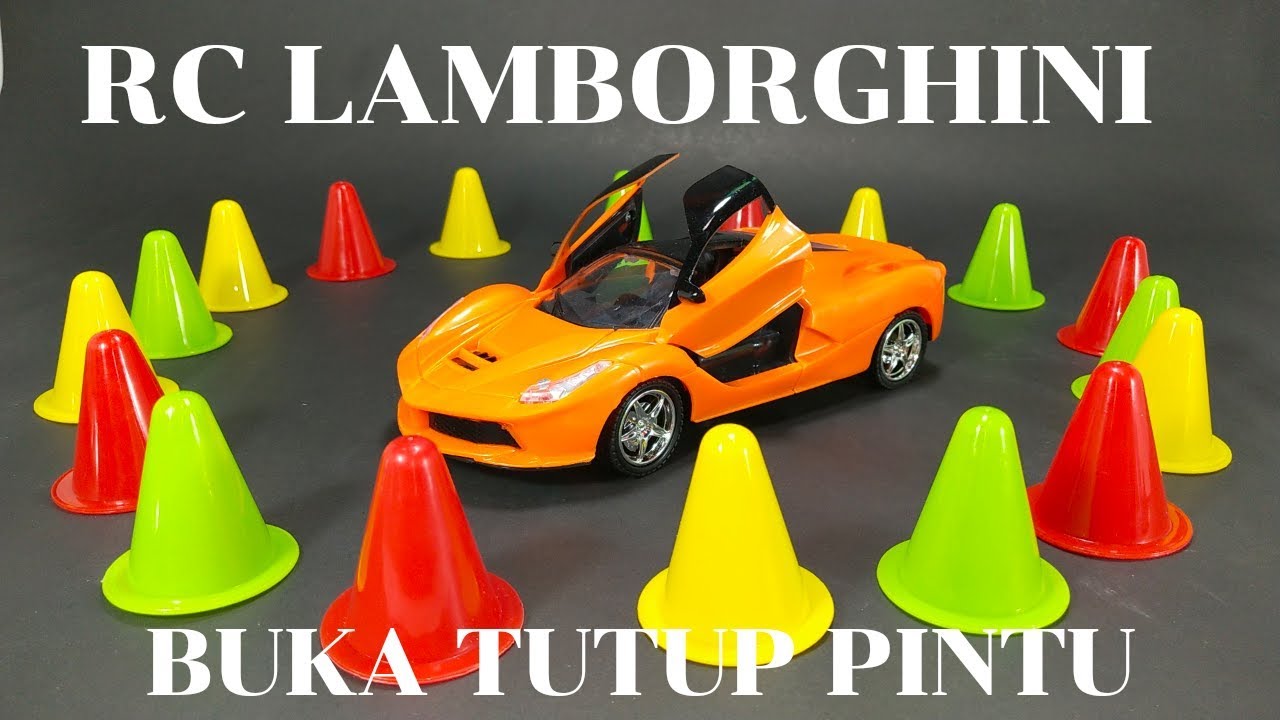 MOBIL RC LAMBHORGINI BUKA TUTUP PINTU  LAMBHORGINI RC CAR 