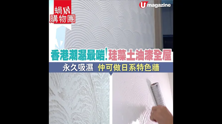 【#蜗居购物团】香港潮湿最啱！珪藻土油漆全屋 永久吸湿、仲可做日系特色墙 - 天天要闻