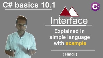 c# basics 10.1 | Interface | Hindi | Understand real reason why interface exists with example