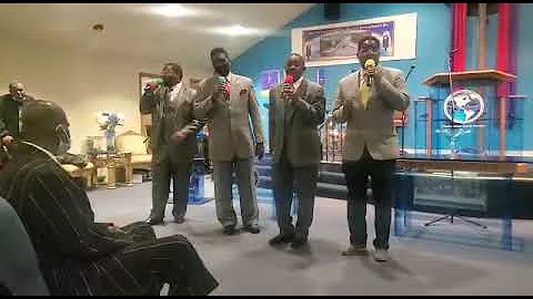 George Alfred Enlow with The Gospel Echoes Singing...