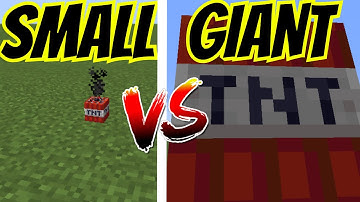 How small can TNT get in Non-Euclidean Minecraft?