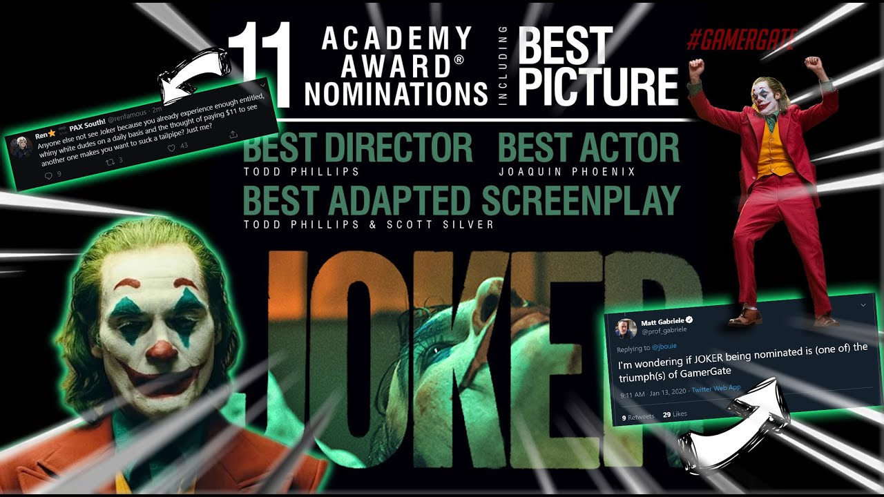 Joker's Oscar Nominations Upset's Progressive Twitter & The Media