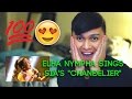 Reaction - WOW!  AMAZING VOICE! Elha Nympha sings Sia's Chandelier