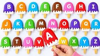 Alphabet Popsicles Activity with Uppercase & Lowercase Letters | Find the missing alphabets 