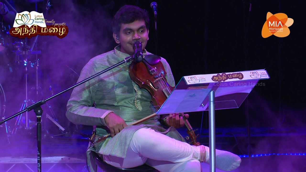 Ennavale   Sreekanth mesmerizes the audience with song and violin performance  Playback Super Singer