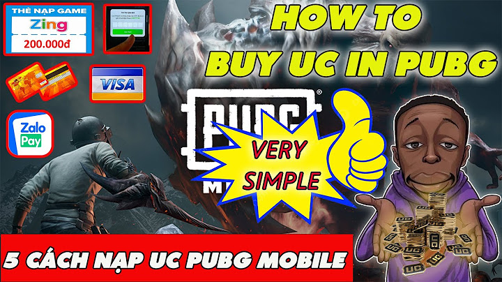 Hướng dẫn nạp pubg mobile quốc tế