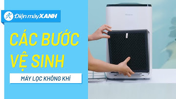 Hướng dẫn vệ sinh cơ bản máy lọc không khí • Điện máy XANH