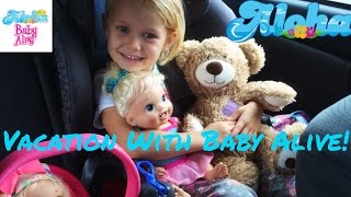 Hawaiian Vacation with Baby Alive Part 1 (The Trip)