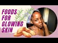 Plant-based foods for healthy glowing skin