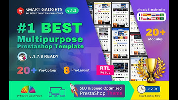 Smart Gadgets - Prestashop Theme Installation