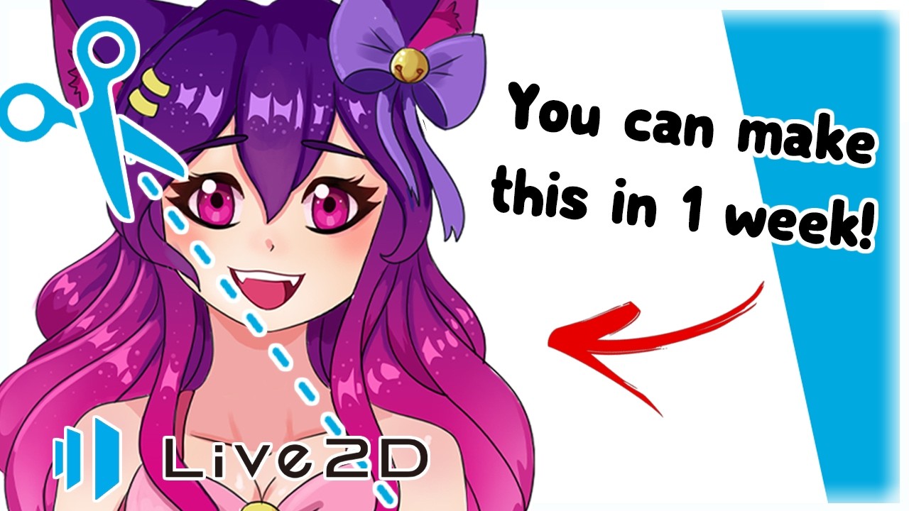 Make an EASY Live2D VTuber Model in 1 Week (Part 2/4 - Importing Your ...