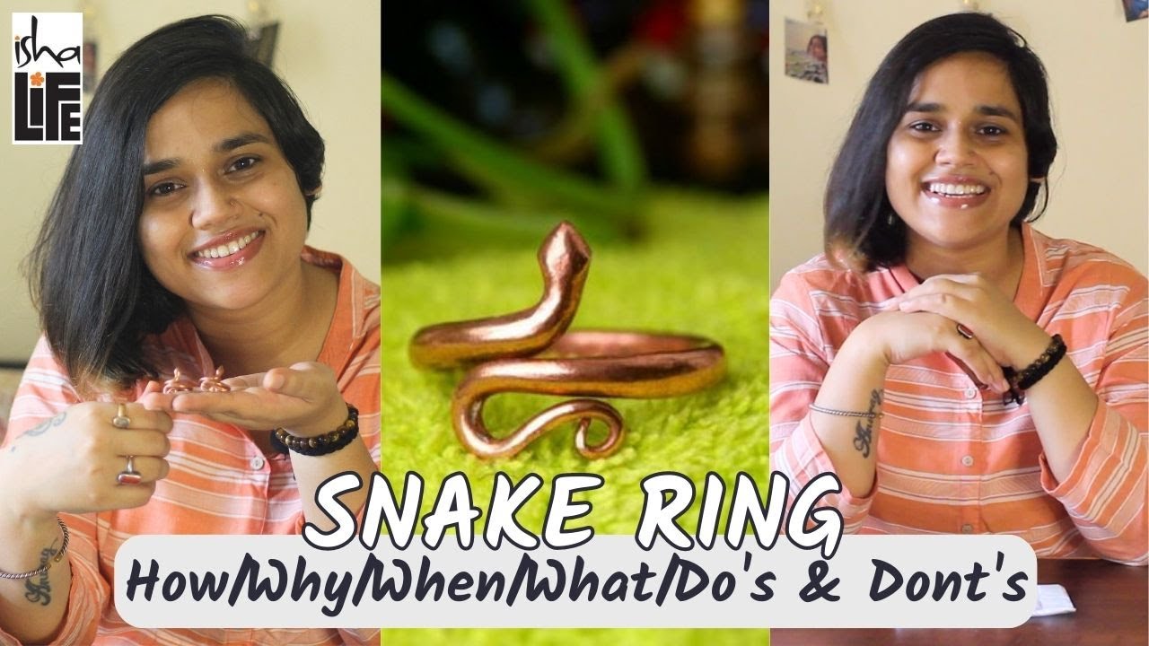 Consecrated Silver Snake Ring — Isha Life Malaysia