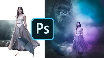 Fantasy King Kong With Girl Photoshop Manipulation Tutorial